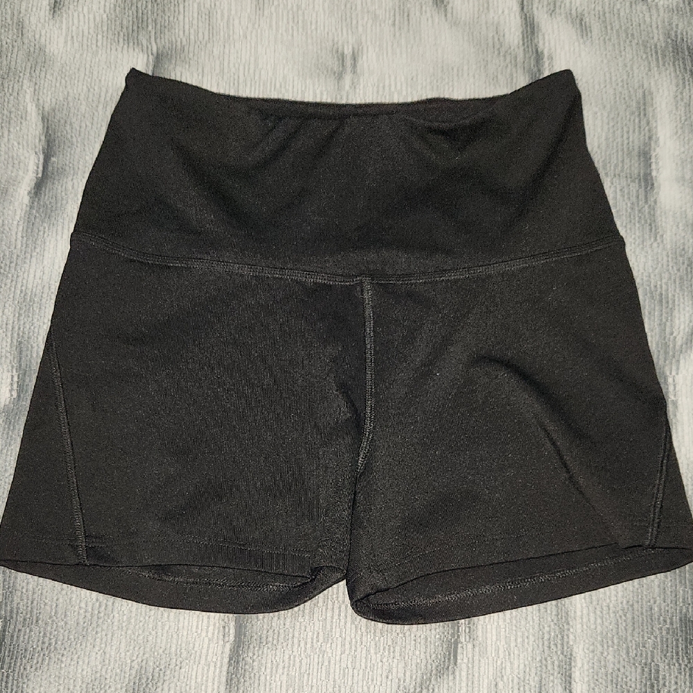 Elegant High-Waisted Black Shorts